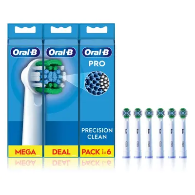 Oral B PRO Precision Clean náhradní hlavice pro zubní kartáček 6 ks