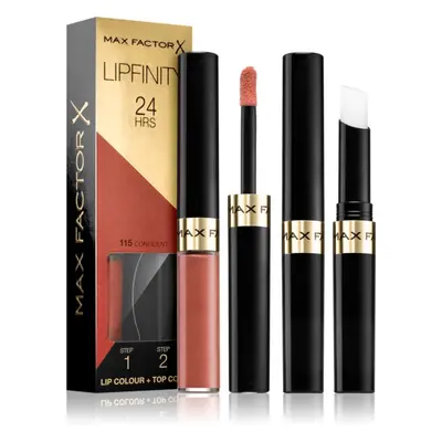 Max Factor Lipfinity Lip Colour dlouhotrvající rtěnka s balzámem odstín 115 Confident 4,2 g