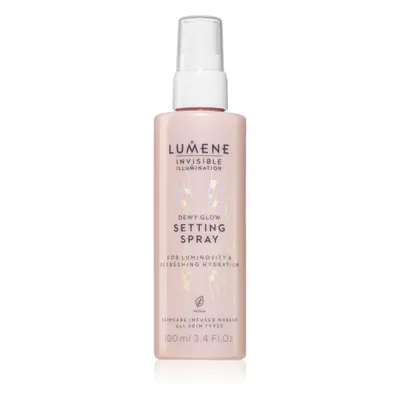 Lumene Invisible Illumination Dewy Glow rozjasňující fixační sprej 100 ml