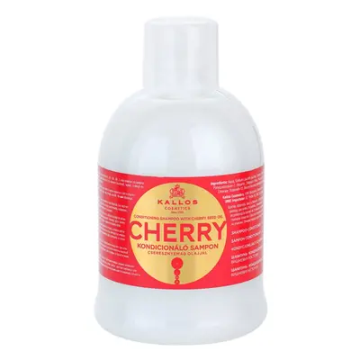 Kallos KJMN Professional Cherry hydratační šampon pro suché a poškozené vlasy 1000 ml