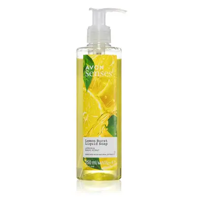 Avon Senses Lemon Burst osvěžující tekuté mýdlo 250 ml