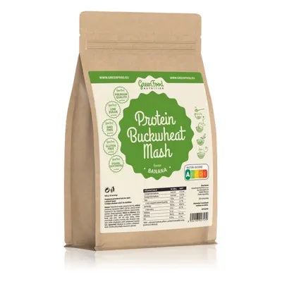 GreenFood Nutrition Protein Buckwheat Mash pohanková kaše s proteinem příchuť Banana 500 g