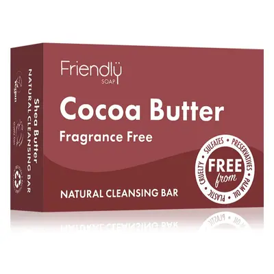 Friendly Soap Cocoa Butter přírodní mýdlo s kakaovým máslem na obličej a tělo 95 g