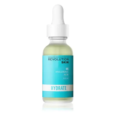 Revolution Skincare Hydrate 4X Hyaluronic Acid intenzivně hydratační pleťové sérum 30 ml