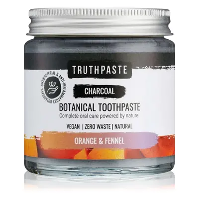 Truthpaste Charcoal přírodní zubní pasta Fennel & Orange 100 ml