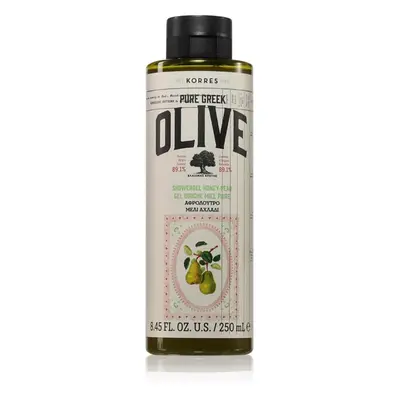 Korres Pure Greek Olive & Honey Pear osvěžující sprchový gel 250 ml