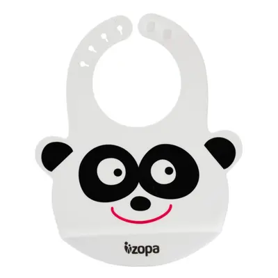 Zopa Silicone Bib bryndák Panda 1 ks