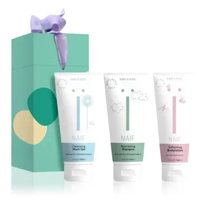 Naif Baby & Kids Mini Shower Routine Set dárková sada pro děti od narození