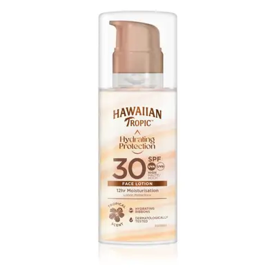 Hawaiian Tropic Hydrating Protection Face Lotion opalovací krém na obličej SPF 30 50 ml