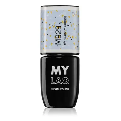 MYLAQ UV Gel Polish My Promise gelový lak na nehty odstín My Sparkly Promise 5 ml