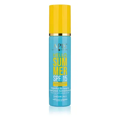 Apis Natural Cosmetics Hello Summer opalovací mlha na obličej SPF 15 150 ml