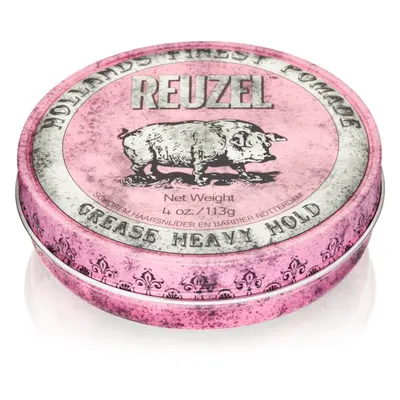 Reuzel Hollands Finest Pomade Grease pomáda na vlasy silné zpevnění 113 g