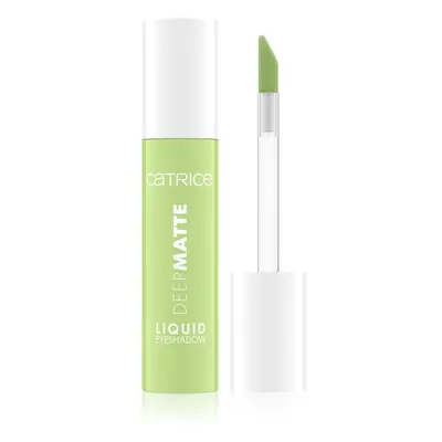 Catrice Deep Matte tekuté oční stíny odstín 040 Lime Light 4 ml