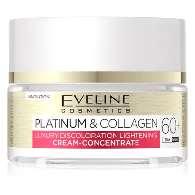 Eveline Cosmetics Platinum & Collagen denní i noční protivráskový krém 60+ 50 ml