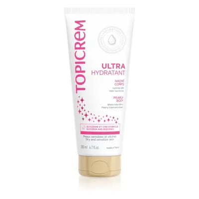 Topicrem UH BODY Ultra-Moisturizing Pearly Body tělové mléko na citlivou pokožku s perleťovým le