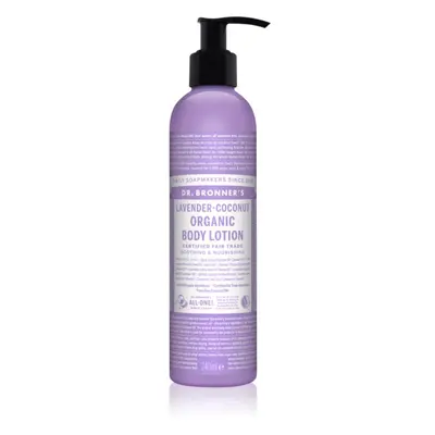 Dr. Bronner’s Lavender & Coconut intenzivně vyživující tělové mléko pro normální a suchou pokožk