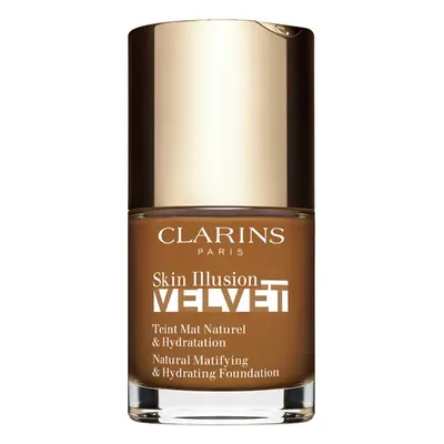 Clarins Skin Illusion Velvet tekutý make-up s matným finišem s vyživujícím účinkem odstín 118.5N