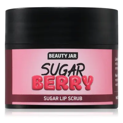 Beauty Jar Berry Sugar peeling na rty s kakaovým máslem a vitamínem E 15 ml