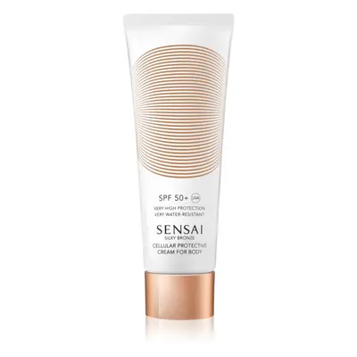 Sensai Silky Bronze Cellular Protective Cream for body opalovací krém proti stárnutí pokožky SPF