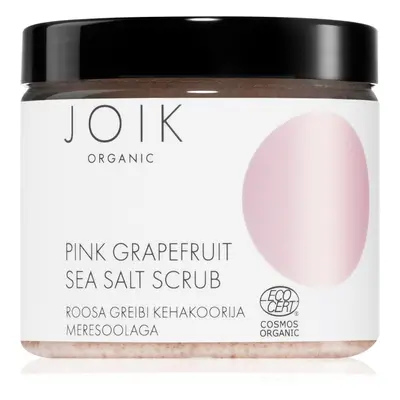 JOIK Organic Pink Grapefruit tělový peeling s mořskou solí 240 g