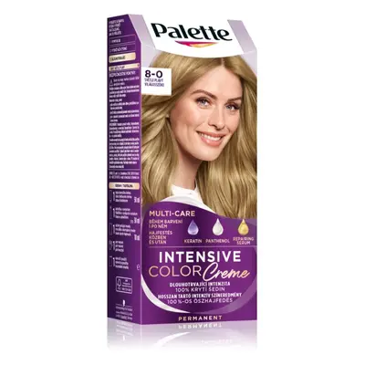 Schwarzkopf Palette Intensive Color Creme permanentní barva na vlasy odstín 8-0 N7 Light Blonde 