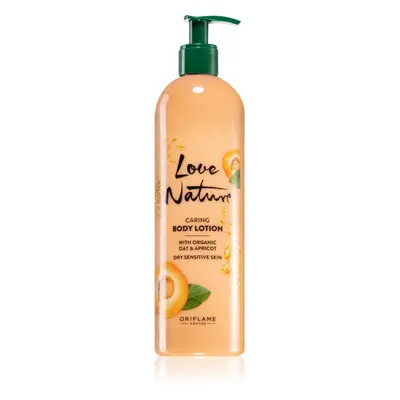 Oriflame Love Nature Organic Oat & Apricot pečující tělové mléko 500 ml