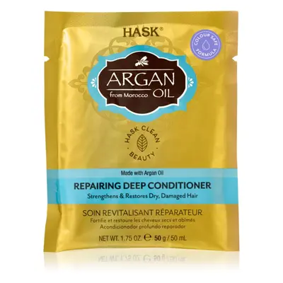 HASK Argan Oil hloubkově regenerační kondicionér pro suché a poškozené vlasy 50 ml