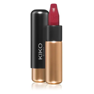 KIKO Milano Velvet Passion krémová rtěnka s matným efektem odstín 346 Intense Red 3,5 g