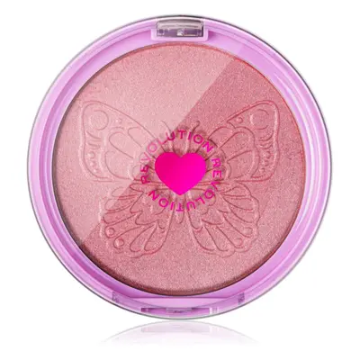 I Heart Revolution Butterfly kompaktní pudrový rozjasňovač odstín Butterfly Radiance 10 g