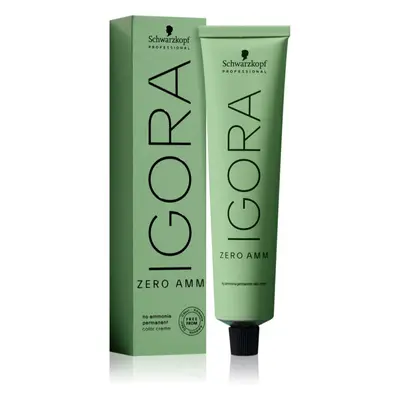 Schwarzkopf Professional IGORA ZERO AMM permanentní barva na vlasy bez amoniaku odstín 4-6 60 ml