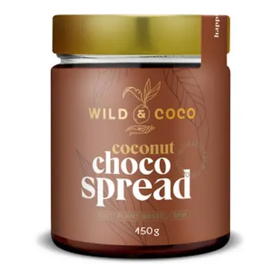 WILD & COCO Kokosová pomazánka čokoládová kokosová pomazánka s čokoládou 150 g