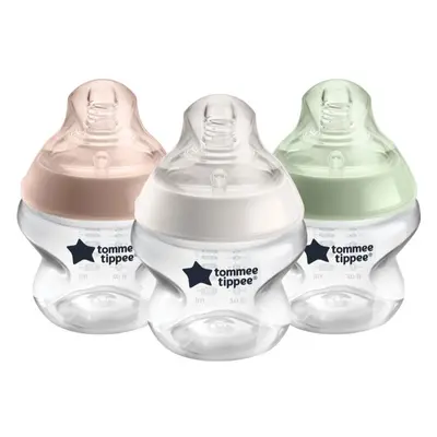 Tommee Tippee Natural Start Anti-Colic samosterilizační kojenecká láhev Slow Flow 0m+ 3x150 ml