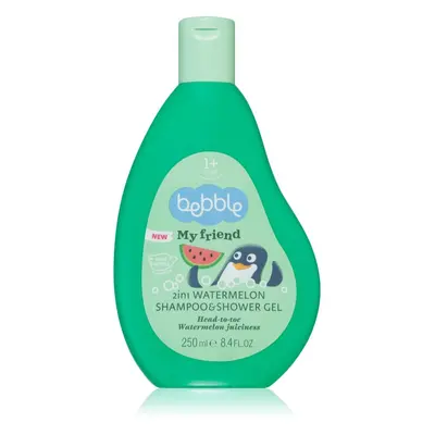 Bebble Strawberry Shampoo & Shower Gel Watermelon šampon a sprchový gel 2 v 1 pro děti 1+ 250 ml