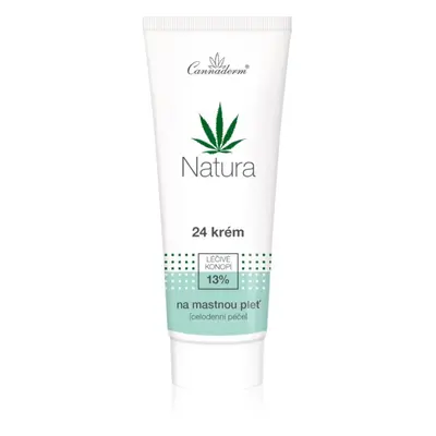 Cannaderm Natura Krém pro mastnou pleť denní a noční krém pro mastnou pleť 75 g