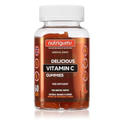 Nutrigums Essential Series Vitamin C žvýkací měkké tobolky s vitaminem C 60 ks