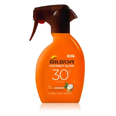 Bilboa Coconut Glow opalovací sprej SPF 30 200 ml