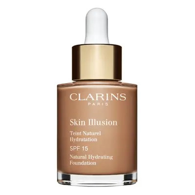 Clarins Skin Illusion Natural Hydrating Foundation rozjasňující hydratační make-up SPF 15 odstín