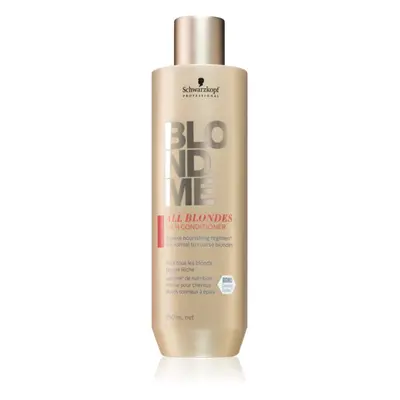 Schwarzkopf Professional Blondme All Blondes Rich vyživující kondicionér pro hrubé vlasy 250 ml