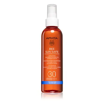 Apivita Bee Sun Safe Satin Touch Oil SPF30 olej na opalování SPF 30 200 ml