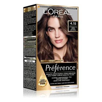 L’Oréal Paris Préférence barva na vlasy odstín 4.15 Intense Deep Brown 1 ks