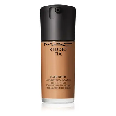 MAC Cosmetics Studio Fix Fluid SPF 15 24HR Matte Foundation + Oil Control matující make-up SPF 1