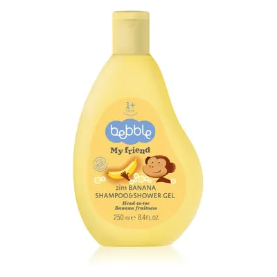 Bebble Banana Shampoo & Shower Gel šampon a sprchový gel 2 v 1 pro děti 1+ 250 ml