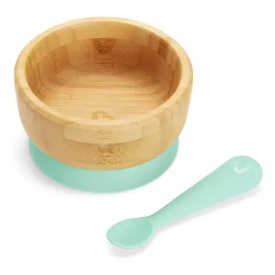 Munchkin Bambou Suction Bowl & Spoon jídelní set pro děti 6 m+ 1 ks