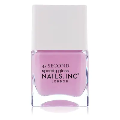 Nails Inc. 45 Second Speedy Gloss rychleschnoucí lak na nehty odstín Ready for Richmond 14 ml