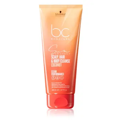 Schwarzkopf Professional BC Bonacure Sun Protect Scalp, Hair & Body Cleanse šampon na vlasy i tě