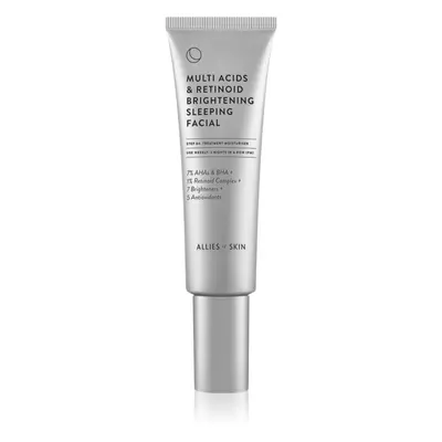 Allies of Skin Multi Acids & Retinoid rozjasňující noční krém 50 ml