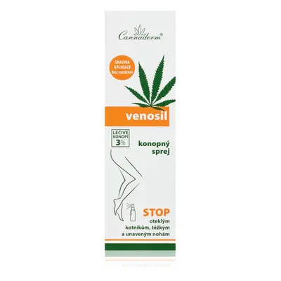 Cannaderm Venosil konopný sprej sprej na nohy s aktivním konopím 150 ml