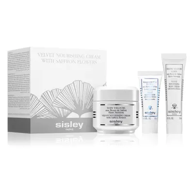 Sisley Velvet Nourishing Cream with Saffron Flowers sada pro péči o pleť