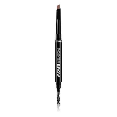 Revolution Relove Power Brow tužka na obočí s kartáčkem odstín Brown 0,3 g