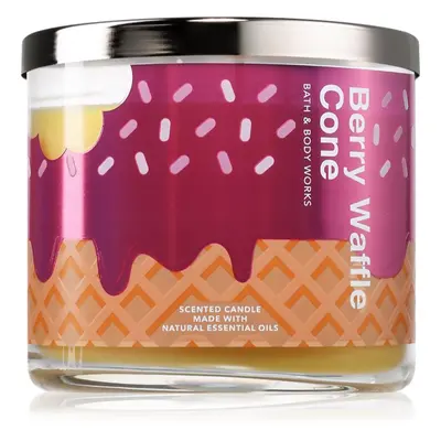 Bath & Body Works Berry Waffle Cone vonná svíčka 411 g